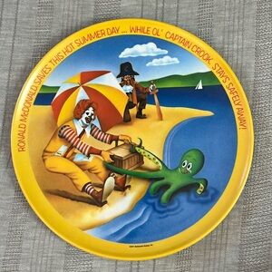 McDonald’s Vintage Plate 1977; Summer
